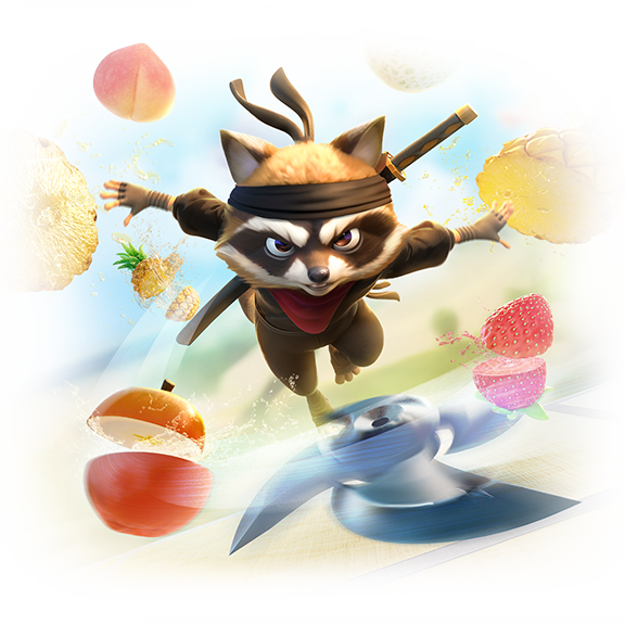 Jogue Ninja Raccoon Frenzy, 96,82% RTP