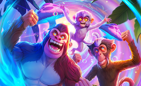 ภาพเกม Monkeys Wild Party จากค่าย PG Soft